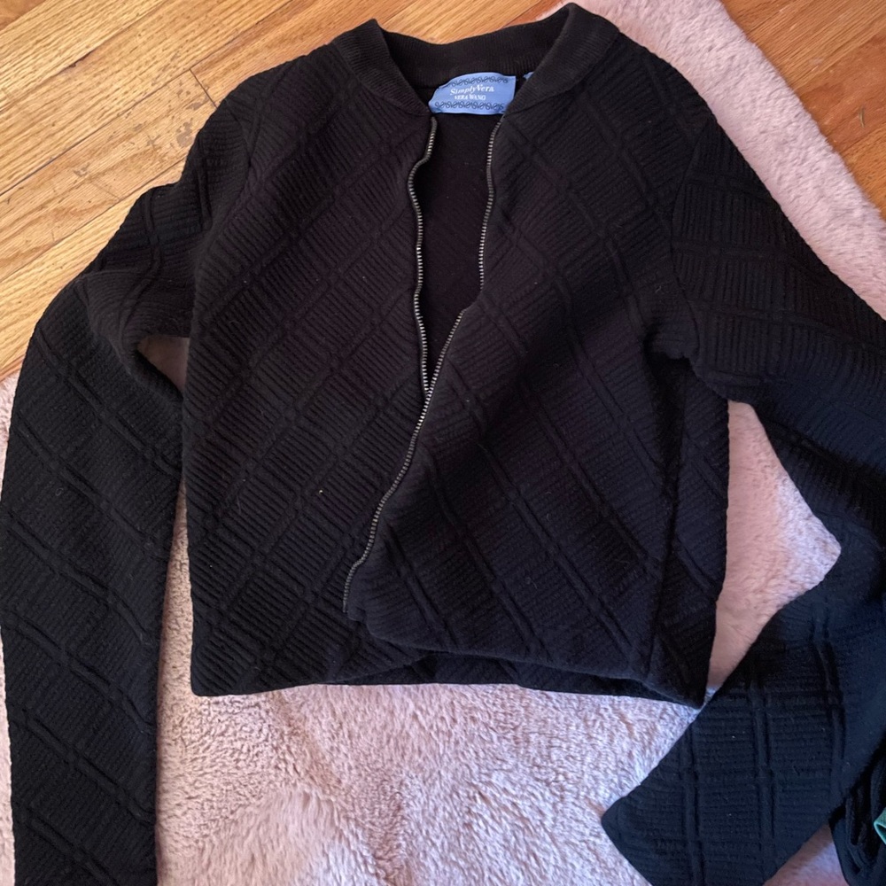 Vera Wang zip up